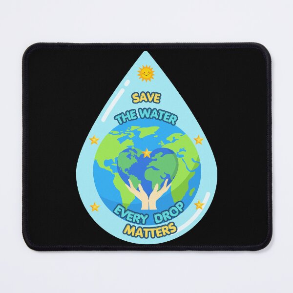 Item preview, Save The Water Every Drop Matters Gifts For Nature Lovers designed and sold by zebek-design.