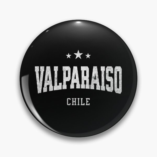 Item preview, Valparaiso Chile Vintage Varsity Distressed Retro College Travel Design designed and sold by NiceTeeClub.