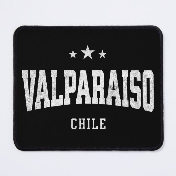 Item preview, Valparaiso Chile Vintage Varsity Distressed Retro College Travel Design designed and sold by NiceTeeClub.
