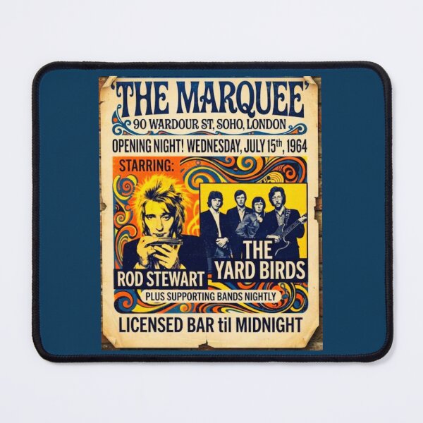 Item preview, 1964 opening night with Rod Stewart. designed and sold by Halifaxartguy.