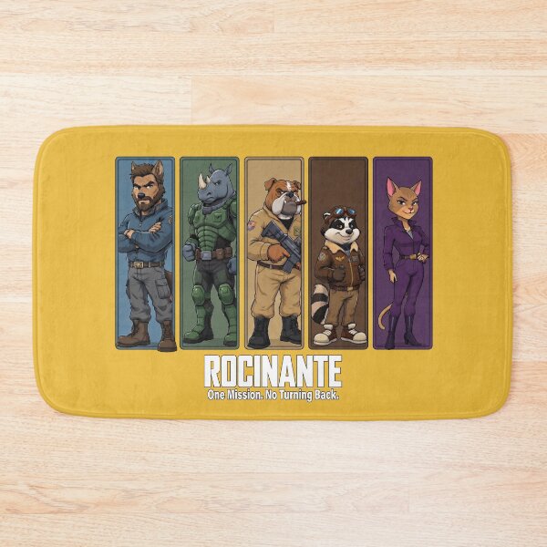 Item preview, The Expanse Rocinante Crew — One Mission. No Turning Back | Sci-Fi Cartoon designed and sold by MischiefFoundry.