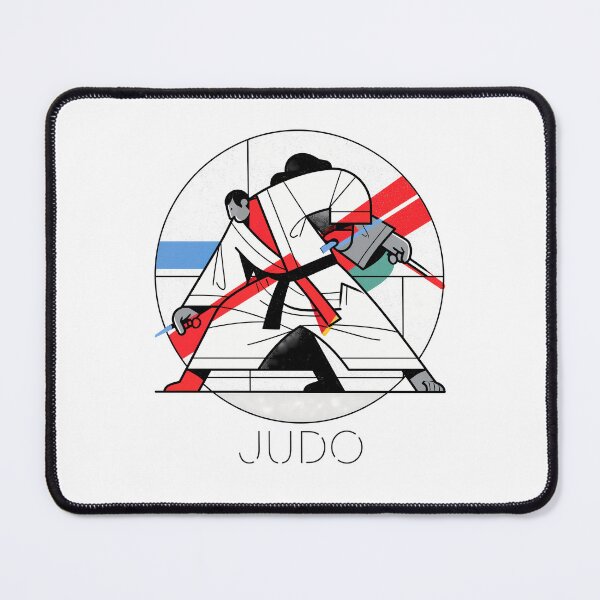 Item preview, Sticker - Decal - Dynamic Judo Art Poster designed and sold by ForeverPrintsOK.