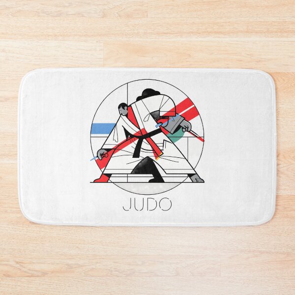 Item preview, Sticker - Decal - Dynamic Judo Art Poster designed and sold by ForeverPrintsOK.