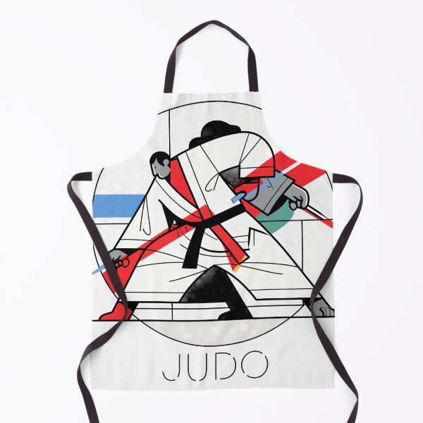 Item preview, Sticker - Decal - Dynamic Judo Art Poster designed and sold by ForeverPrintsOK.