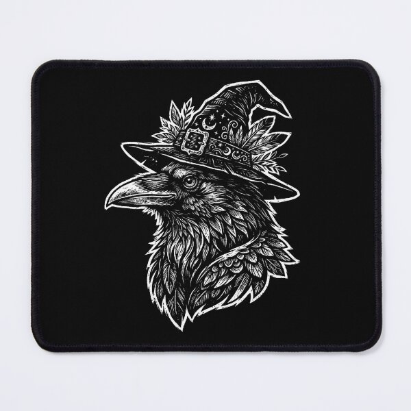 Item preview, Halloween Raven Witch Hat Gothic Dark Art designed and sold by SOUFIANE1991.