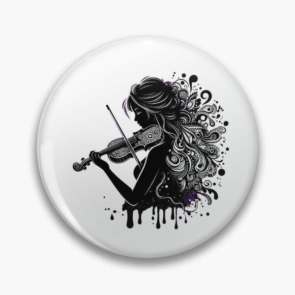 Item preview, A graceful girl playing the violin, expressing the beauty, passion, and emotion of music through every note. designed and sold by StyxIND.