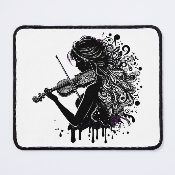 Item preview, A graceful girl playing the violin, expressing the beauty, passion, and emotion of music through every note. designed and sold by StyxIND.