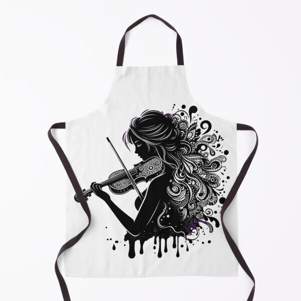 Item preview, A graceful girl playing the violin, expressing the beauty, passion, and emotion of music through every note. designed and sold by StyxIND.