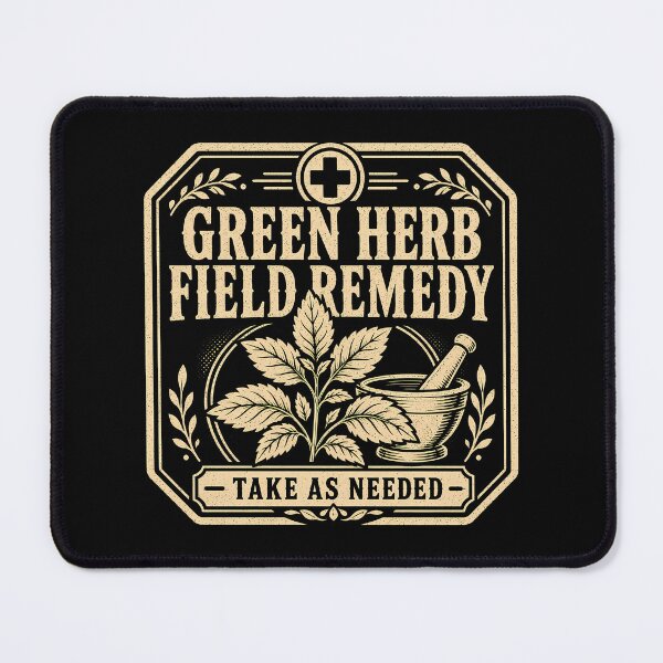 Item preview, Green Herb Field Remedy Label designed and sold by agearb.