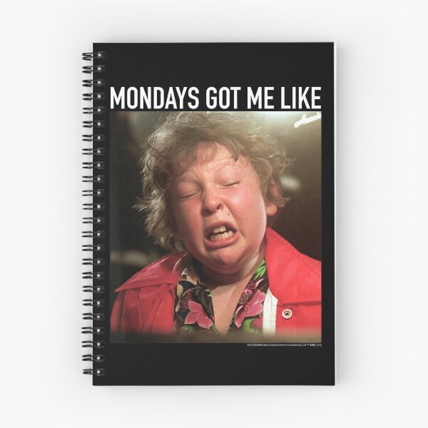 Item preview, The Goonies Chunk Mondays Got Me Like Design designed and sold by Crystal Miranda.