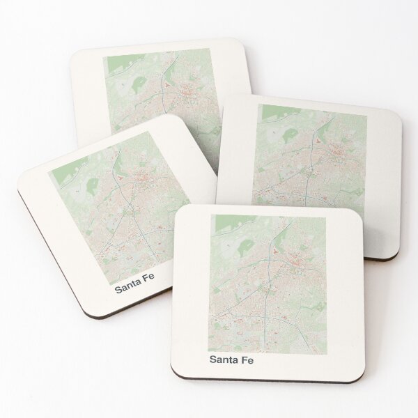 Item preview, Santa Fe Minimalistic Map Art designed and sold by MapsNerd.