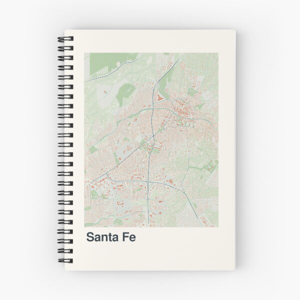 Item preview, Santa Fe Minimalistic Map Art designed and sold by MapsNerd.