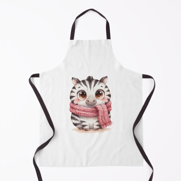 Item preview, Cute Baby Zebra in Pink Scarf – Whimsical Watercolor Animal. designed and sold by SaraSumi.