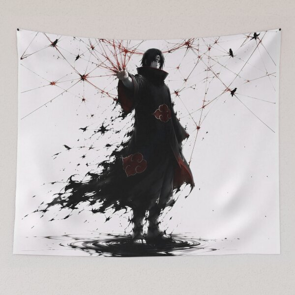 Item preview, Dark Ninja Crow Eye – Mysterious Shadow Warrior Japanese Anime Inspired Art designed and sold by Dyan4.