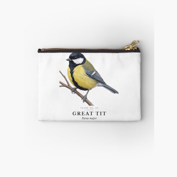 Item preview, Great Tit Vintage Bird Plate - Parus major designed and sold by SavannahMerch.
