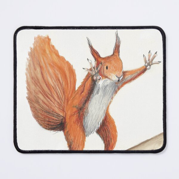 Item preview, Startled Squirrel designed and sold by Kimberley Cummings Illustration.