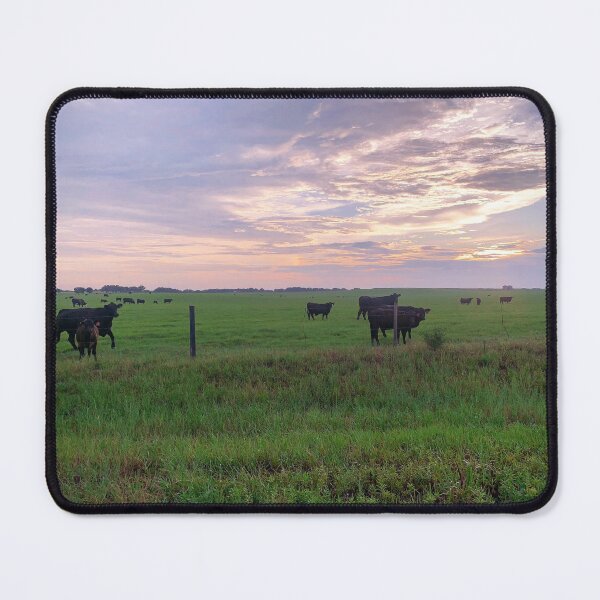 Item preview, Herd of Cows Grazing Under a Colorful Sky designed and sold by Lynn Anne Creations.
