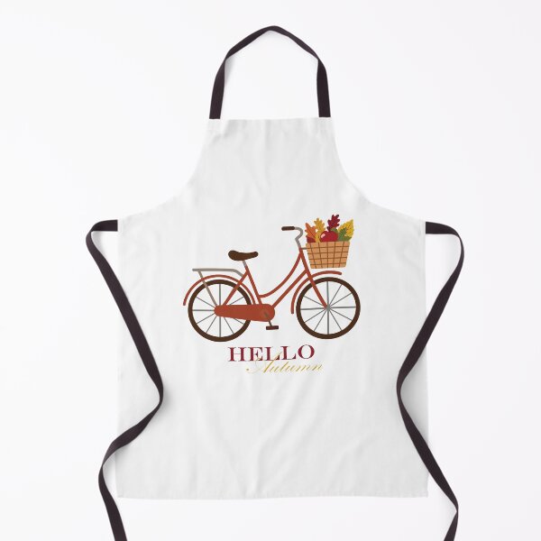 Item preview, Vintage Bicycle Autumn Leaves Basket  designed and sold by BetweenForms.