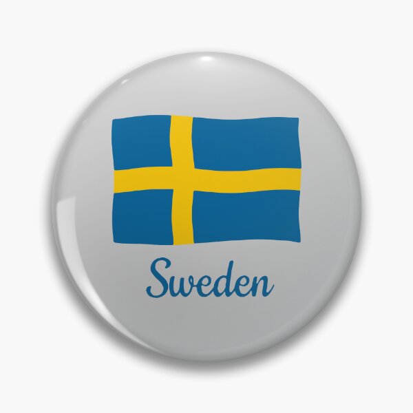 Item preview, Swedish Flag Minimalist Sweden Travel Souvenir designed and sold by MavtM.