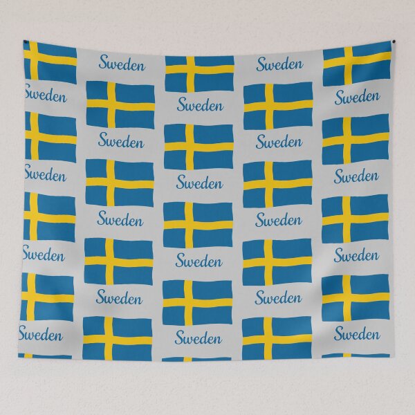 Item preview, Swedish Flag Minimalist Sweden Travel Souvenir designed and sold by MavtM.