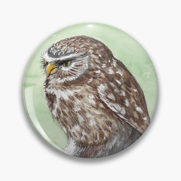 Item preview, Grumpy Owl designed and sold by Kimberley Cummings Illustration.