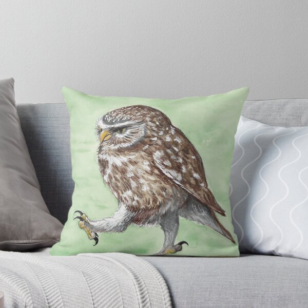 Item preview, Grumpy Owl designed and sold by Kimberley Cummings Illustration.