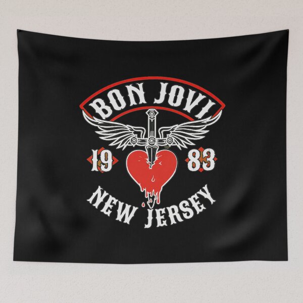 Item preview, Bons Jovis 1983 New Jersey Rock Band  designed and sold by PomboGayArt.