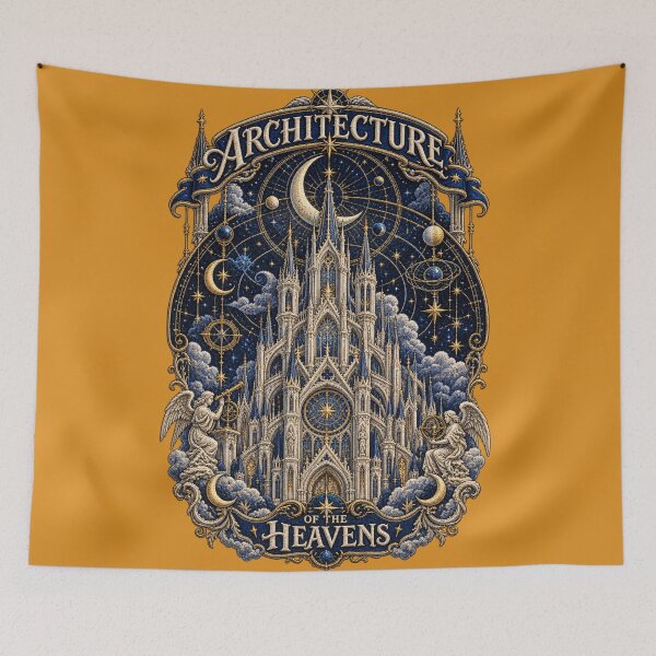 Item preview, Gothic Cathedral Celestial Astronomy – Architecture of the Heavens designed and sold by Emoji Emblems.