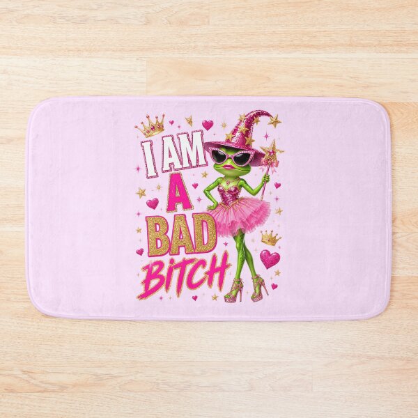 Item preview, I Am A Bad Bitch Witch Frog - Cute Sassy Diva Gym Aesthetic Art designed and sold by FrescoDesign.