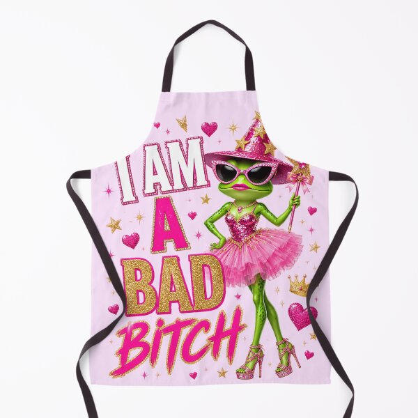 Item preview, I Am A Bad Bitch Witch Frog - Cute Sassy Diva Gym Aesthetic Art designed and sold by FrescoDesign.
