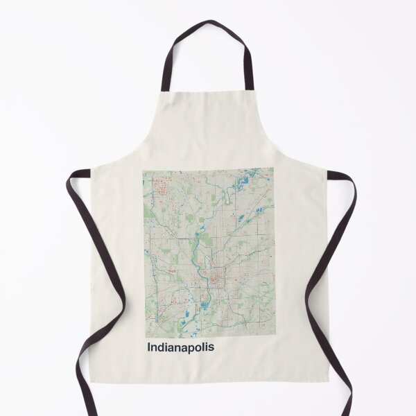 Artikelvorschau, Minimalistische Kartenkunst für Indianapolis entworfen und verkauft von MapsNerd.