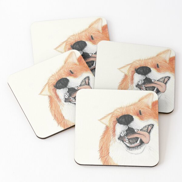 Item preview, Happy Fox   designed and sold by Kimberley Cummings Illustration.