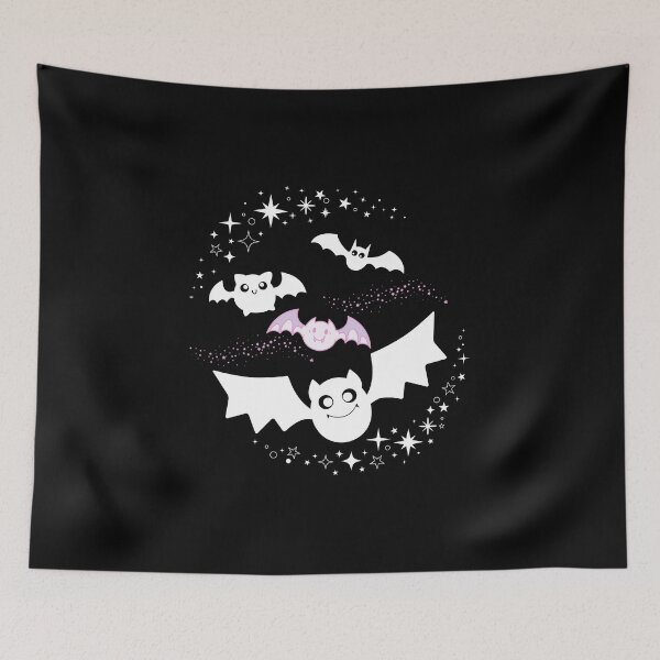 Item preview, Cute Bat & Stars | Pastel Goth Bat designed and sold by SunandShade.
