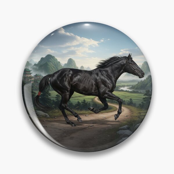 Item preview, The Abaga horse and a landscape from China designed and sold by Cheval-de-coeur.