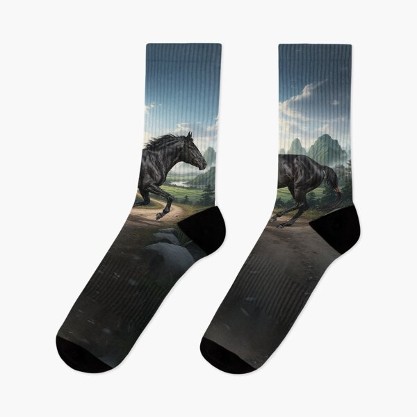 Item preview, The Abaga horse and a landscape from China designed and sold by Cheval-de-coeur.