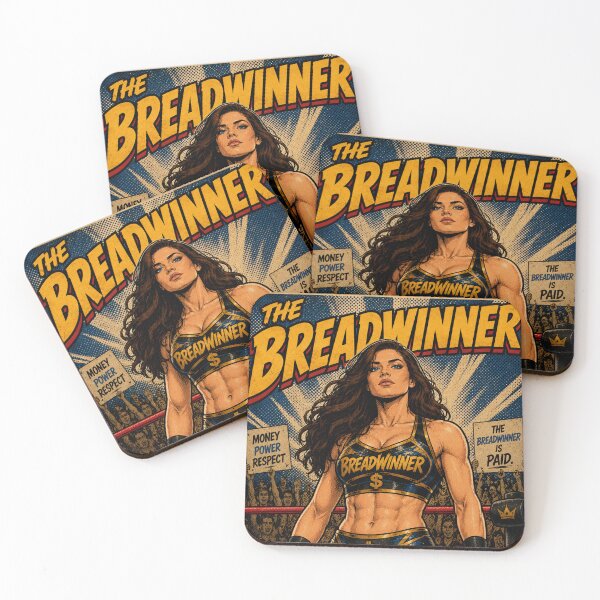 Item preview, The Breadwinner | Female Pro Wrestler Retro Comic Art designed and sold by MissSaylor.