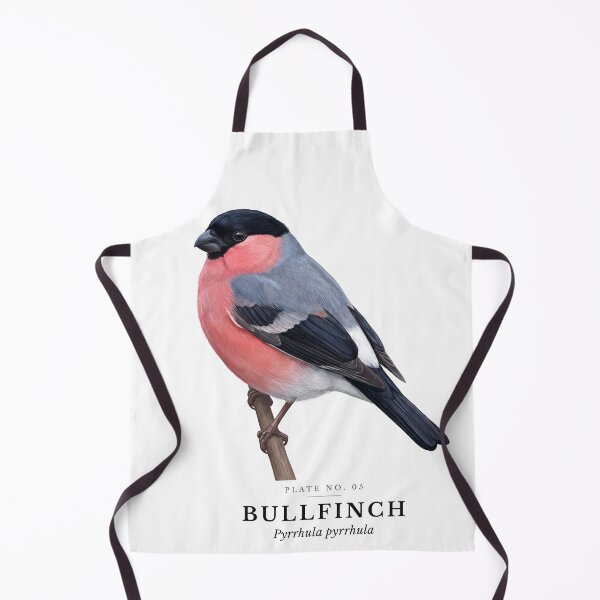 Item preview, Bullfinch Vintage Bird Plate - Pyrrhula pyrrhula designed and sold by SavannahMerch.