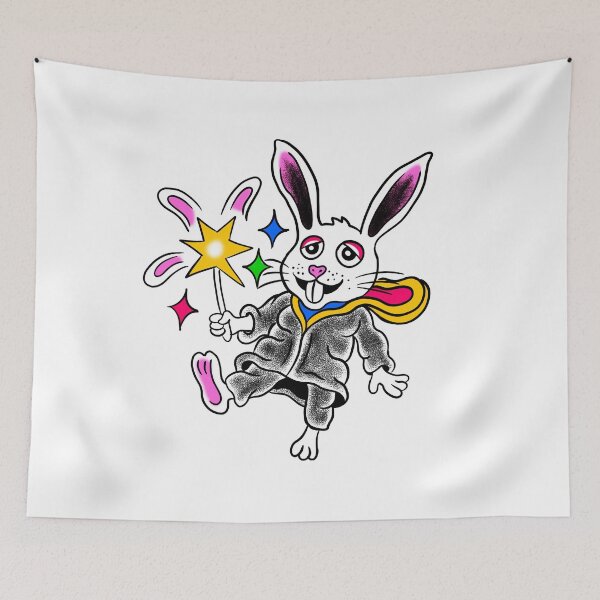 Item preview, Magical Psychedelic Rabbit designed and sold by MARCOSURREAL.