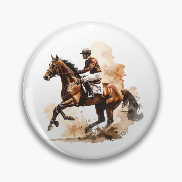 Item preview, Dynamic Thoroughbred Racehorse and Jockey designed and sold by BetweenForms.