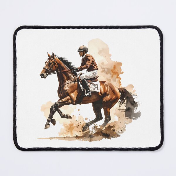 Item preview, Dynamic Thoroughbred Racehorse and Jockey designed and sold by BetweenForms.