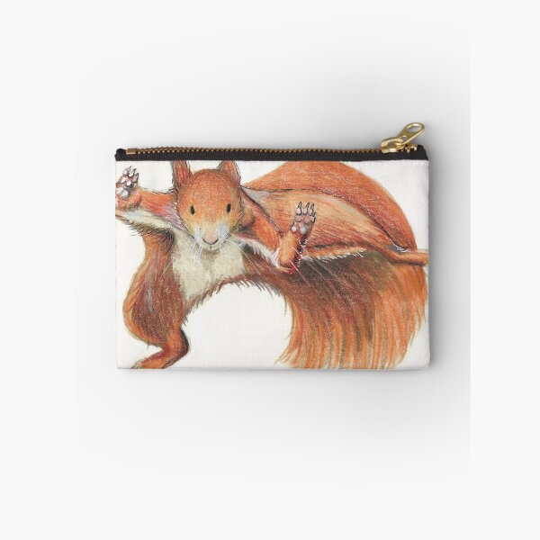 Item preview, Red Squirrel Leaping designed and sold by Kimberley Cummings Illustration.