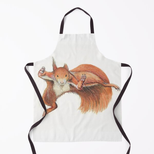 Item preview, Red Squirrel Leaping designed and sold by Kimberley Cummings Illustration.