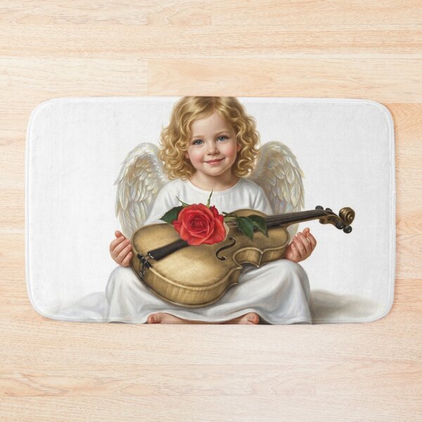 Item preview, Blonde angel (child) with the violin of love designed and sold by Segasprojects.