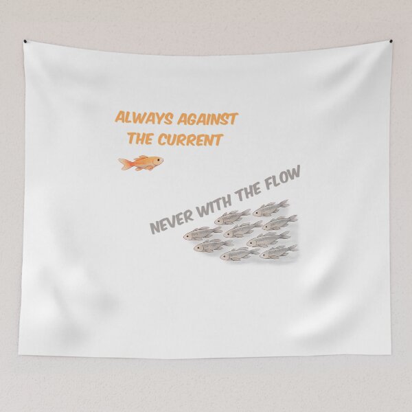 Item preview, Always Against the Current – Fish Swimming Against the Flow designed and sold by Buli89.
