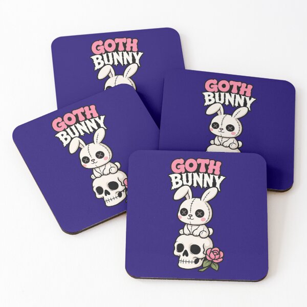 Item preview,  Goth Bunny Skull designed and sold by EverettWard.
