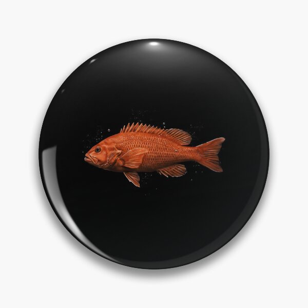Item preview, Garibaldi Fish Orange California Ocean Fishhead designed and sold by Redgiant87x.