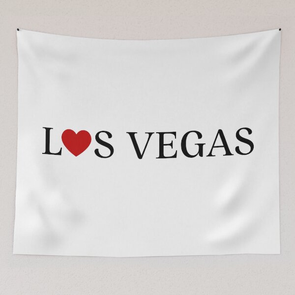Item preview, Las Vegas City Red Heart Minimalist Souvenir Typography designed and sold by FemmePod.