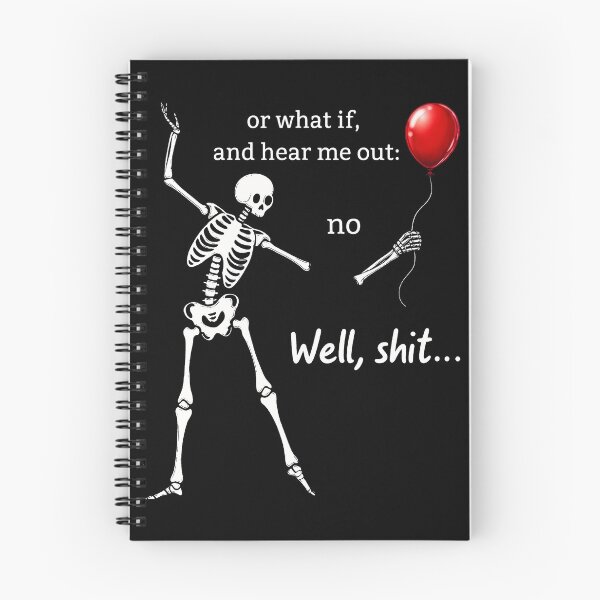 Item preview, Well Skeleton Holding Balloon Gothic Halloween  designed and sold by gear-posters.