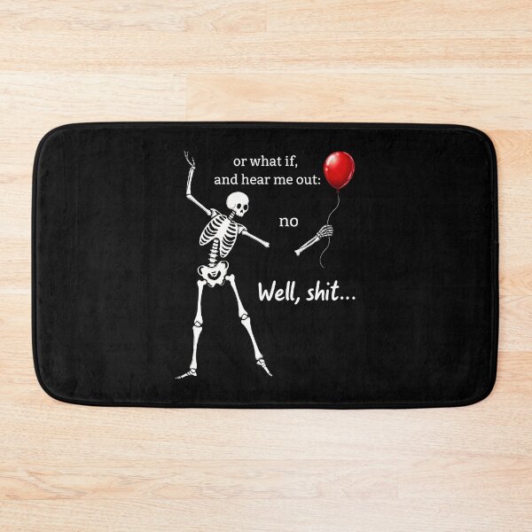 Item preview, Well Skeleton Holding Balloon Gothic Halloween  designed and sold by gear-posters.