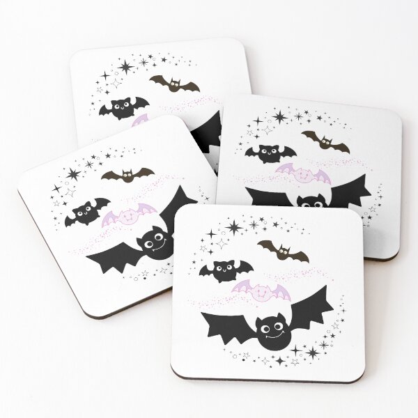 Item preview, Cute Bat & Stars | Pastel Goth Bat designed and sold by SunandShade.